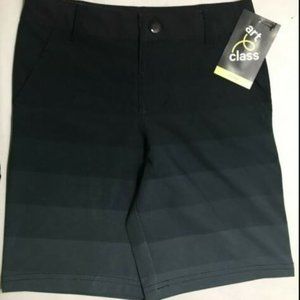 Art Class Boys Swim Trunks. Gray and Black Ombre